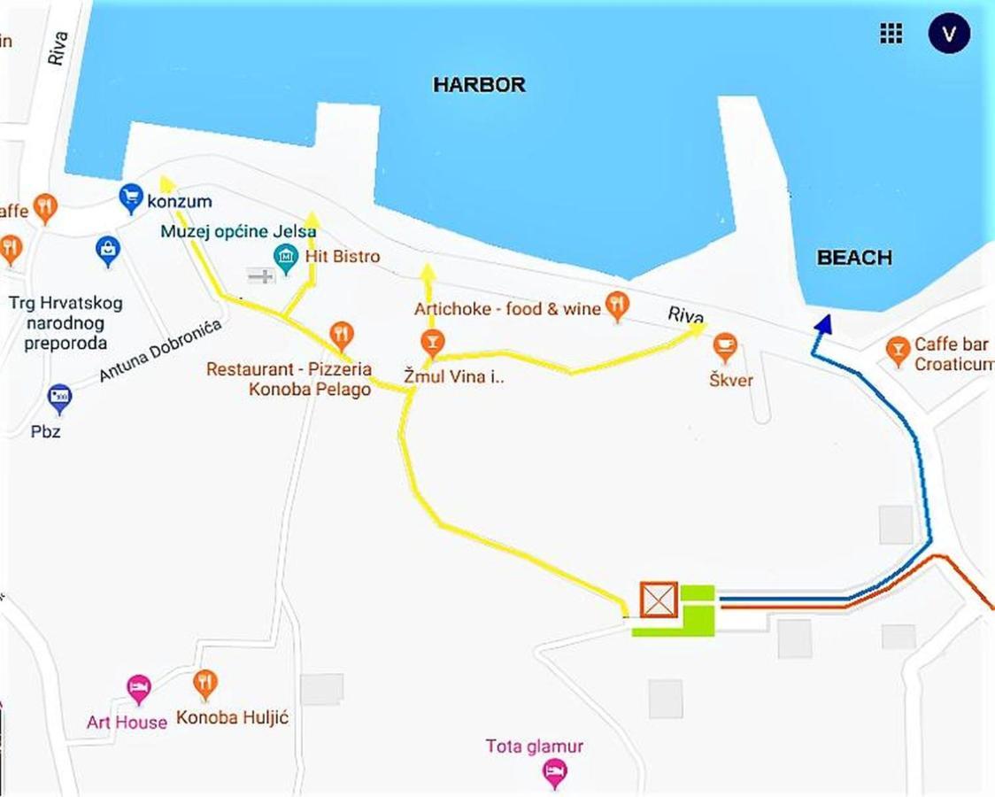 Apartments Skrivaneli Jelsa  Ngoại thất bức ảnh
